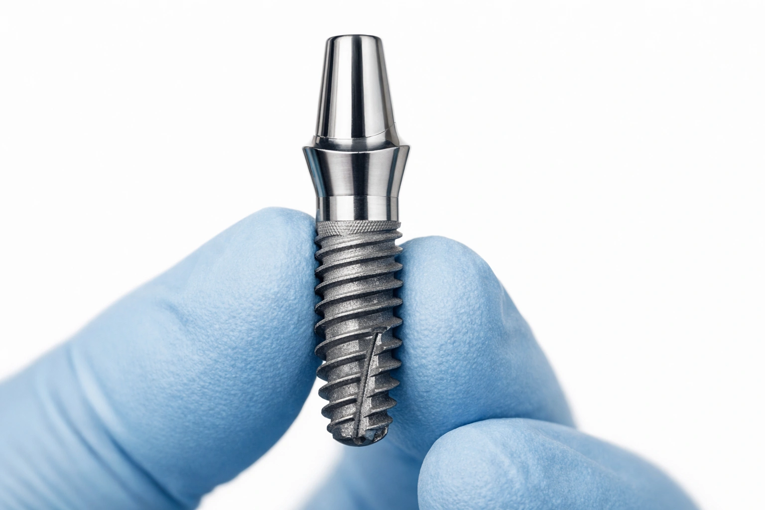 Implante dental monofásico titanio pieza única - diseño integrado carga inmediata