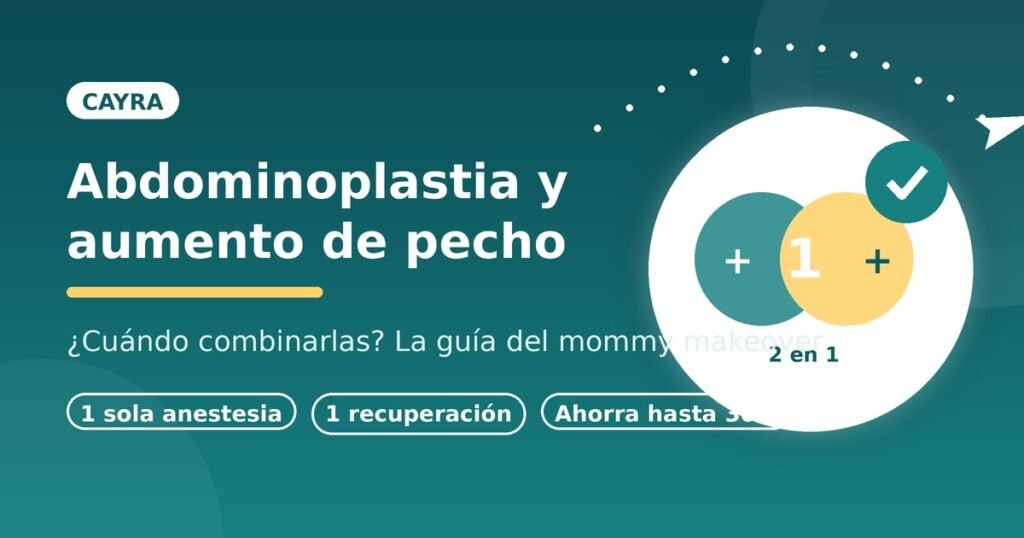 Abdominoplastia y aumento de pecho combinadas en Turquía con Cayra