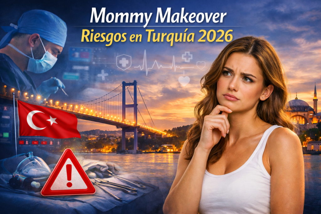 Mommy makeover riesgos en Turquía 2026