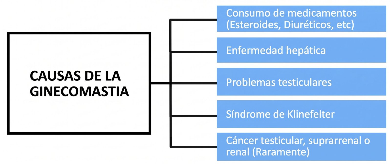 Causas de la ginecomastia